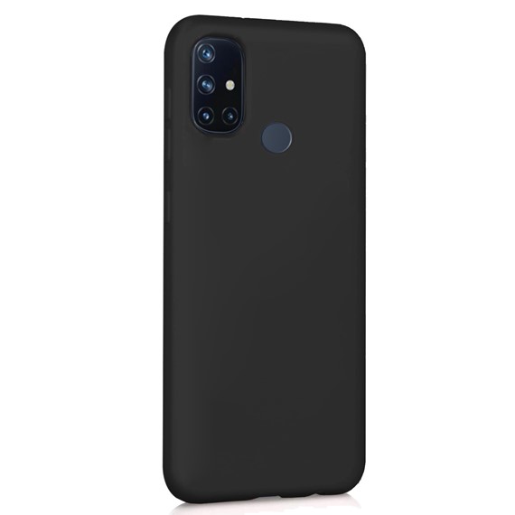 CaseUp OnePlus Nord N10 5G Kılıf Matte Surface Siyah 2